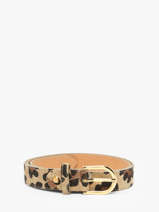 Riem Milano Beige velvet leopardo VL25067